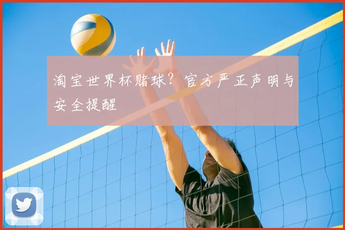 淘宝世界杯赌球?官方严正声明与安全提醒