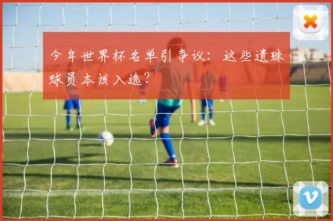 今年世界杯名单引争议：这些遗珠球员本该入选？