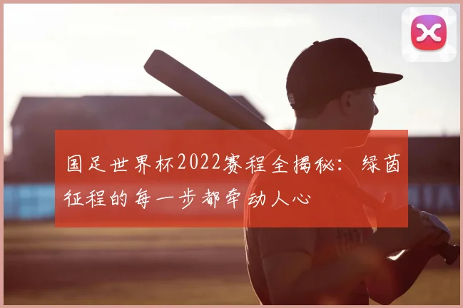 国足世界杯2022赛程全揭秘:绿茵征程的每一步都牵动人心